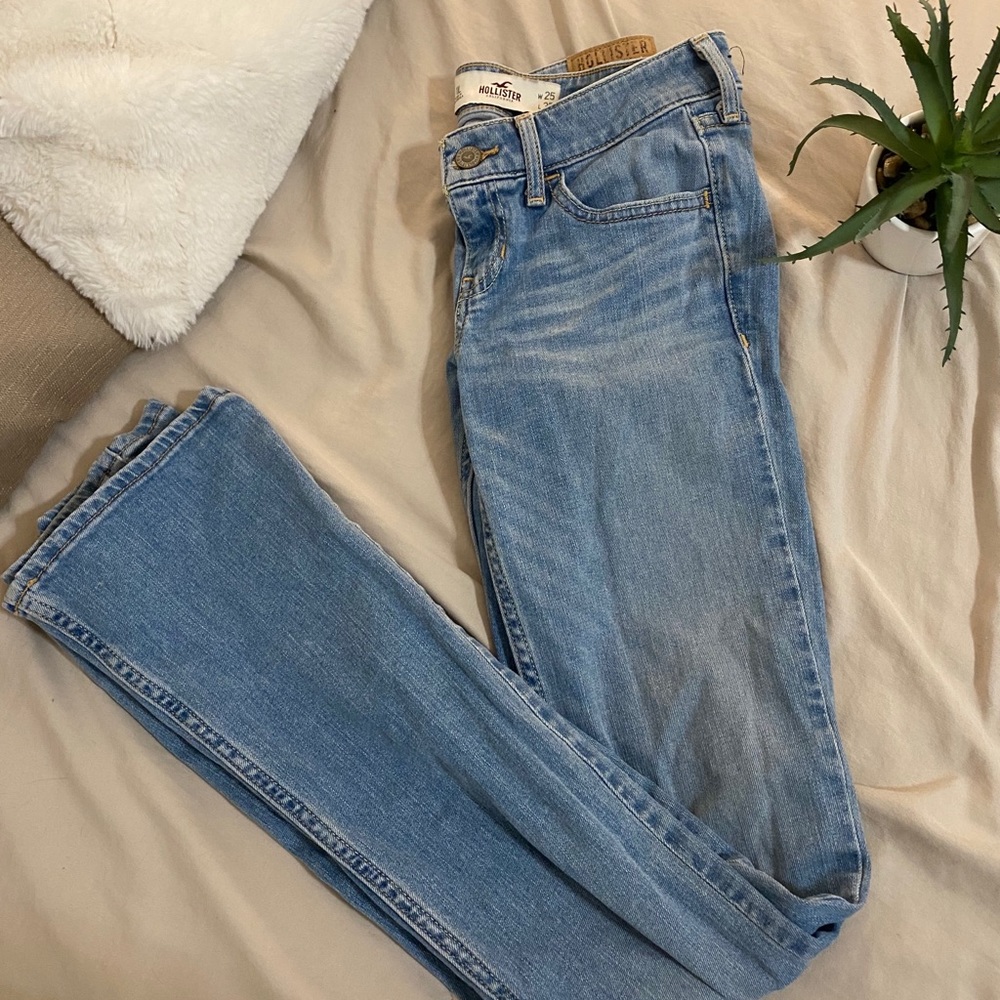 Low Rise Boot Cut Jeans from Hollister
